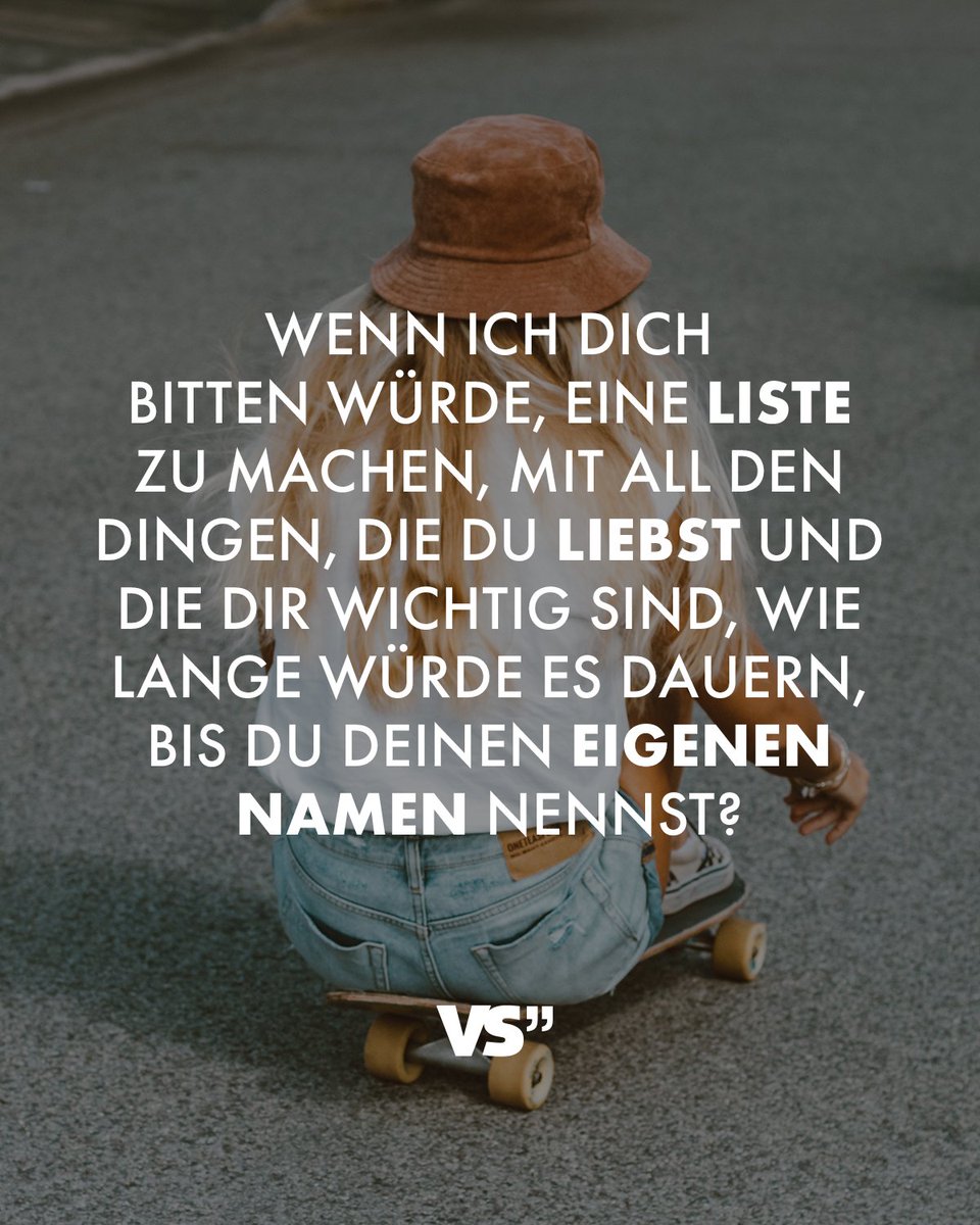 NeleundIch's tweet image. „Wenn ich dich bitten würde, eine Liste zu machen, mit all den Dingen, die du liebst und die dir wichtig sind, wie lange würde es dauern, bis du deinen eigenen Namen nennst?“
#NotJustSad #Selbstwert #nachdenklich #kPTBS