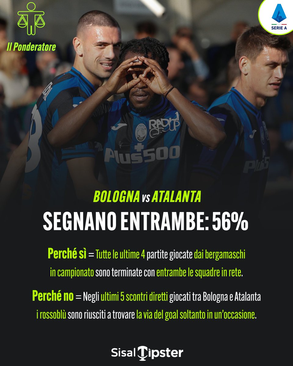 SisalTipster's tweet photo. L'Atalanta prova a rialzarsi, dopo 3 sconfitte nelle ultime 4 di Serie A🤕
🗓 09/01 ⏰ 20:45
#sisaltipster #tquality #ilponderatore #bologna #atalanta #bolognaatalanta #seriea https://t.co/XovJTo8aLa