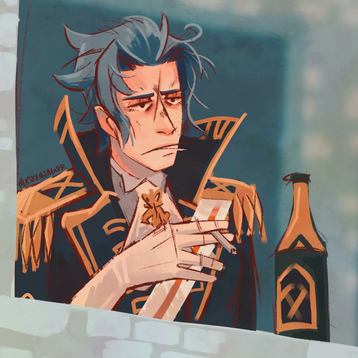 maskenjager's tweet image. still the most accurate bvz I have ever drawn