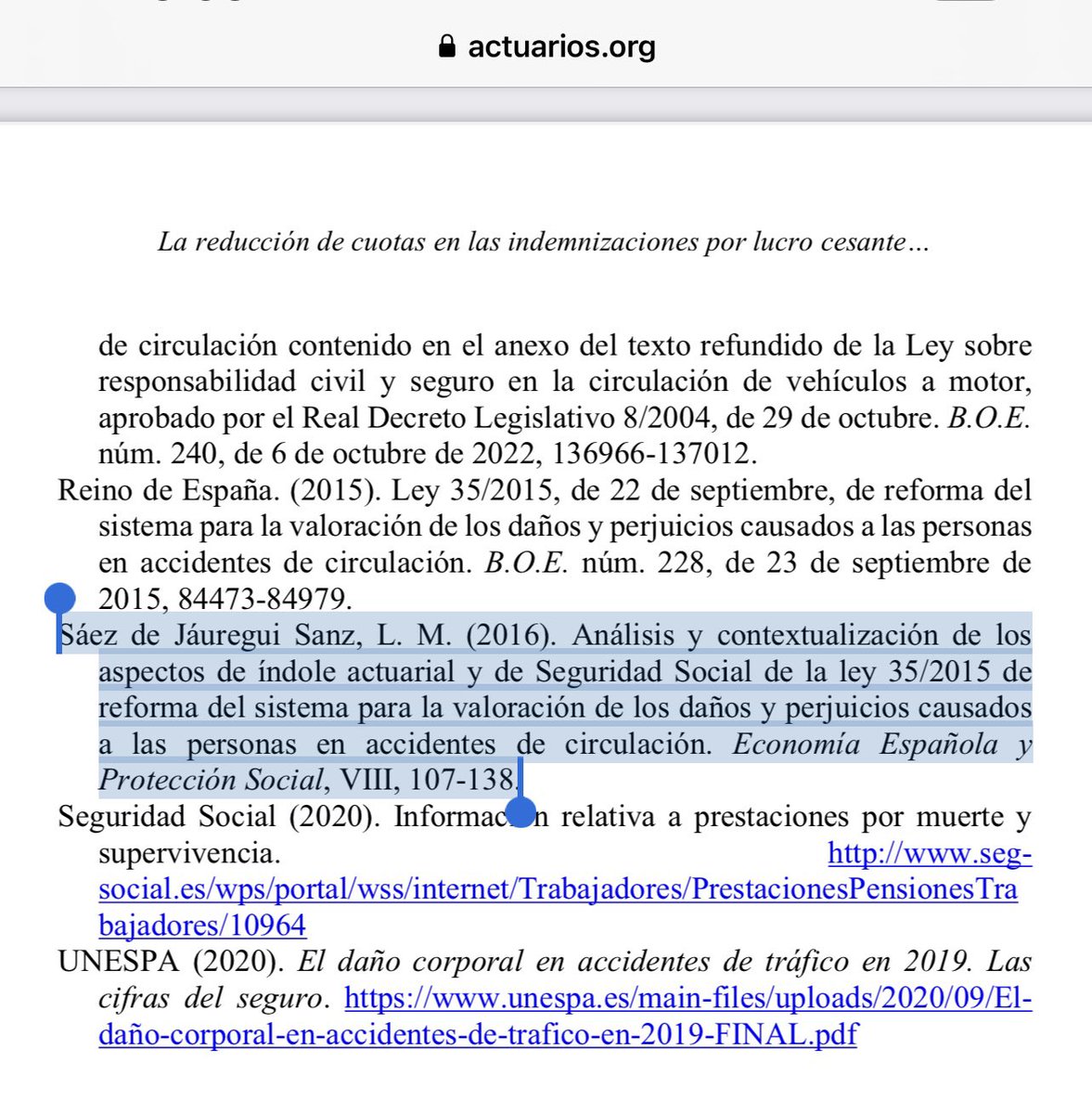 📣 Magnífico artículo científico sobre el #BaremoDeAutos en #Anales del <a href="/iae1959/">Instituto de Actuarios de España 🇪🇸🇪🇺</a>
🌐
Muchísimas gracias a sus autores por la cita que hacen en la #Bibliografía.
Léelo aquí:
actuarios.org/anales2022_7/