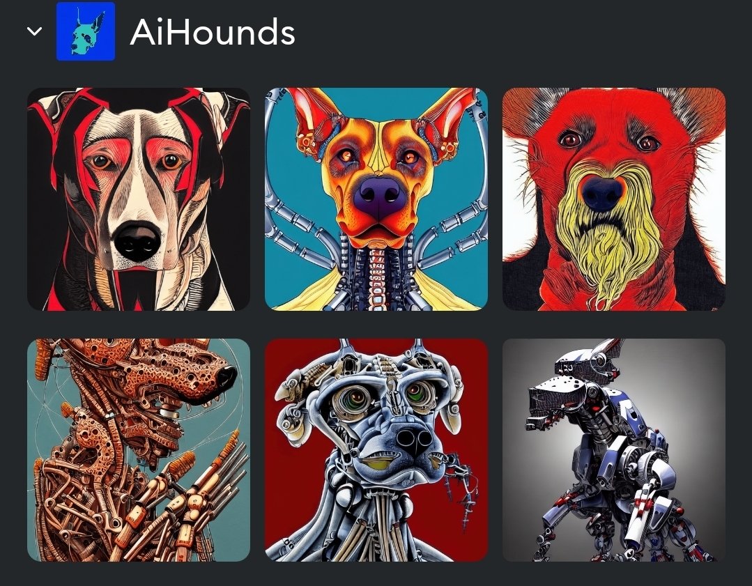 Another Incredible Limited Series AI Collection by <a href="/SK3Creations/">SK3000👑</a> 

app.niftykit.com/drops/aihounds

Minting Public now for .005 ETH