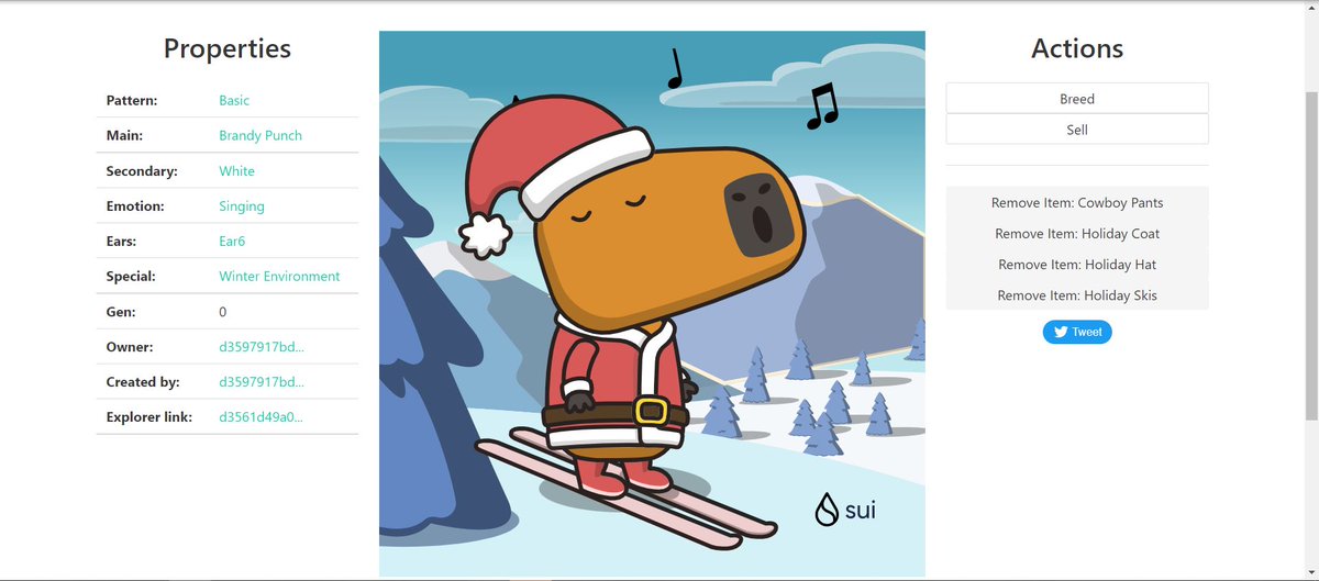 Graylionx's tweet photo. 🎁 I just unboxed my Sui Holiday Capy! ❄️
Create your own Capy here:  https://t.co/2nP6Y8E1ju #CapyHolidays 

0xd3597917bd52d72830bb5e116851bf12e0f304dd https://t.co/eBtk6vOg3B