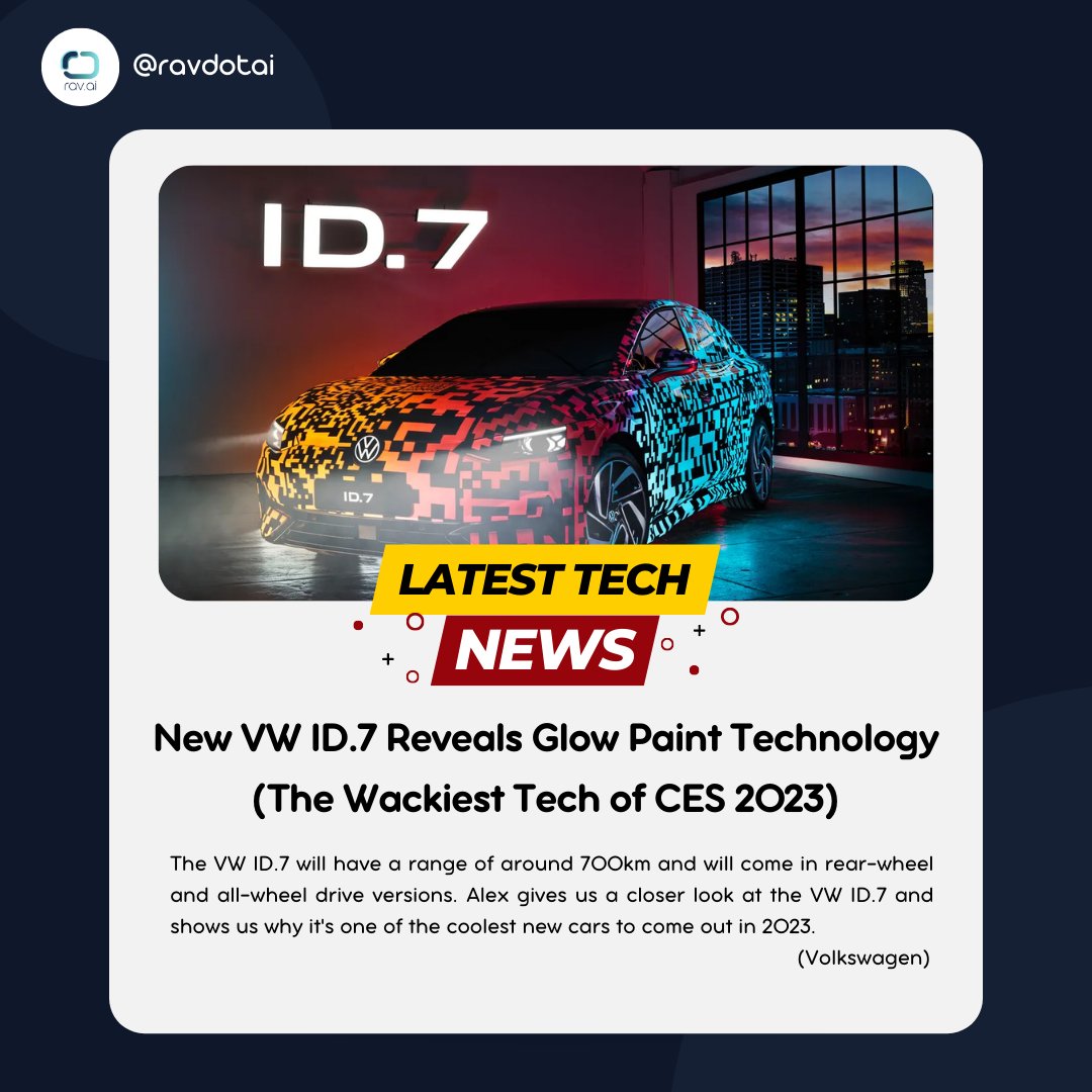 Volkswagen ID.7 render images show the electric VW Arteon successor without camouflage
#vwid7 #id7 #volkswagen #ces2023 #vwces 
#MachineLearning #Python #DataScience #BigData #technology  
#DeepLearning #IoT #roboticsainews #100DaysOfCode #5G 
#ArtificialIntelligence #NLP #AI