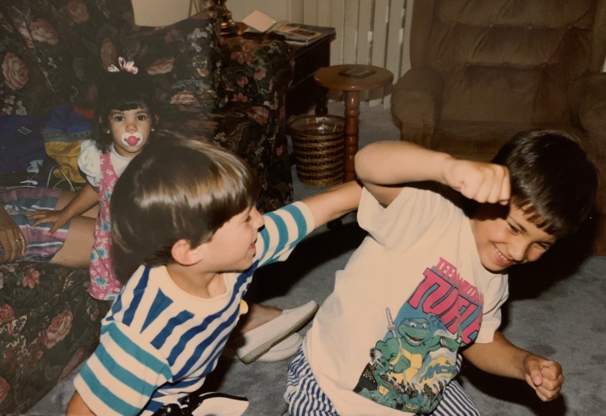 PaulRabil's tweet photo. to my brother, co-founder, husband, father &amp; sparring partner. you’re relentless, wearing your heart on your sleeve like a jersey patch. can’t wait to celebrate with you &amp; a massive congratulations on another powerfully fantastic year. happy birthday @MichaelRabil 🎂 https://t.co/yxyMRp5kID
