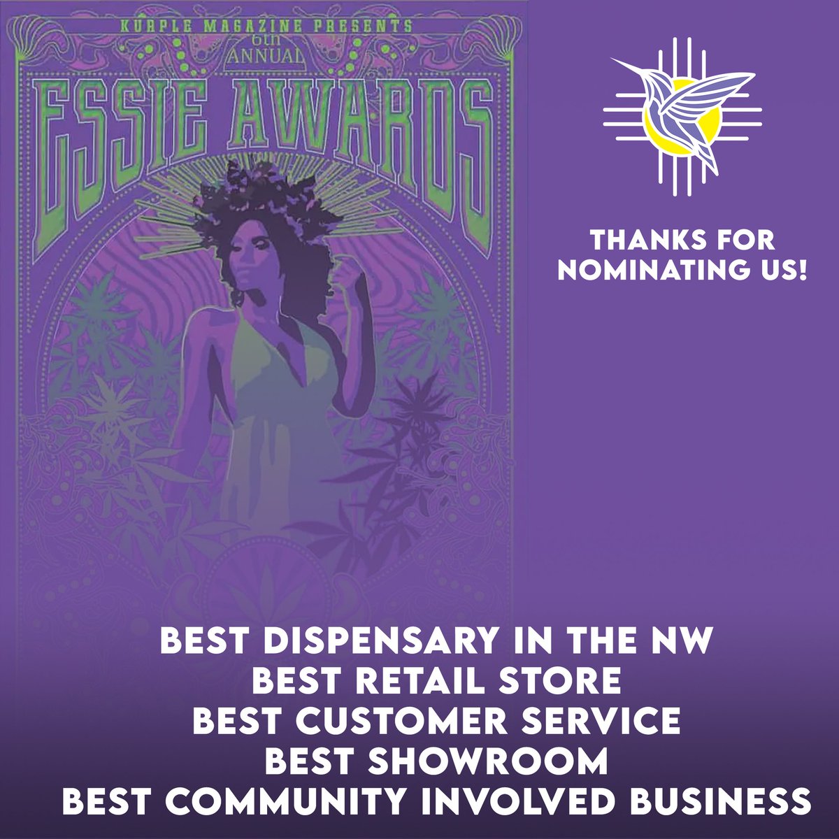 Thanks for nominating us for 5 Essie Awards! You can vote for your favorites in the industry here: kurplemagazine.com/essieawards/