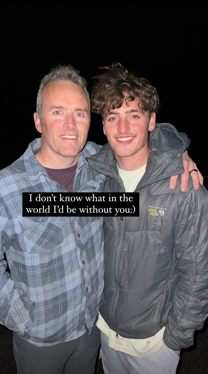 "eu não sei o que eu seria sem você :)" - Benson Boone via Instagram Stories.