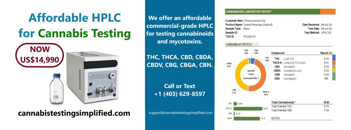 cannabistest1's tweet photo. Optimize your products and processes with $15,990 HPLC for testing 13 cannabinoids. Accurate, reliable, easy-to-use.
#cbdproducts #fruitypebbles #cannagrowers #cannabisculture #cannabisindustry #hplc #canada #australia #USA #Europe #cannabissociety #hemplife #cannachef #Cannabis https://t.co/4VmBC9LWWw