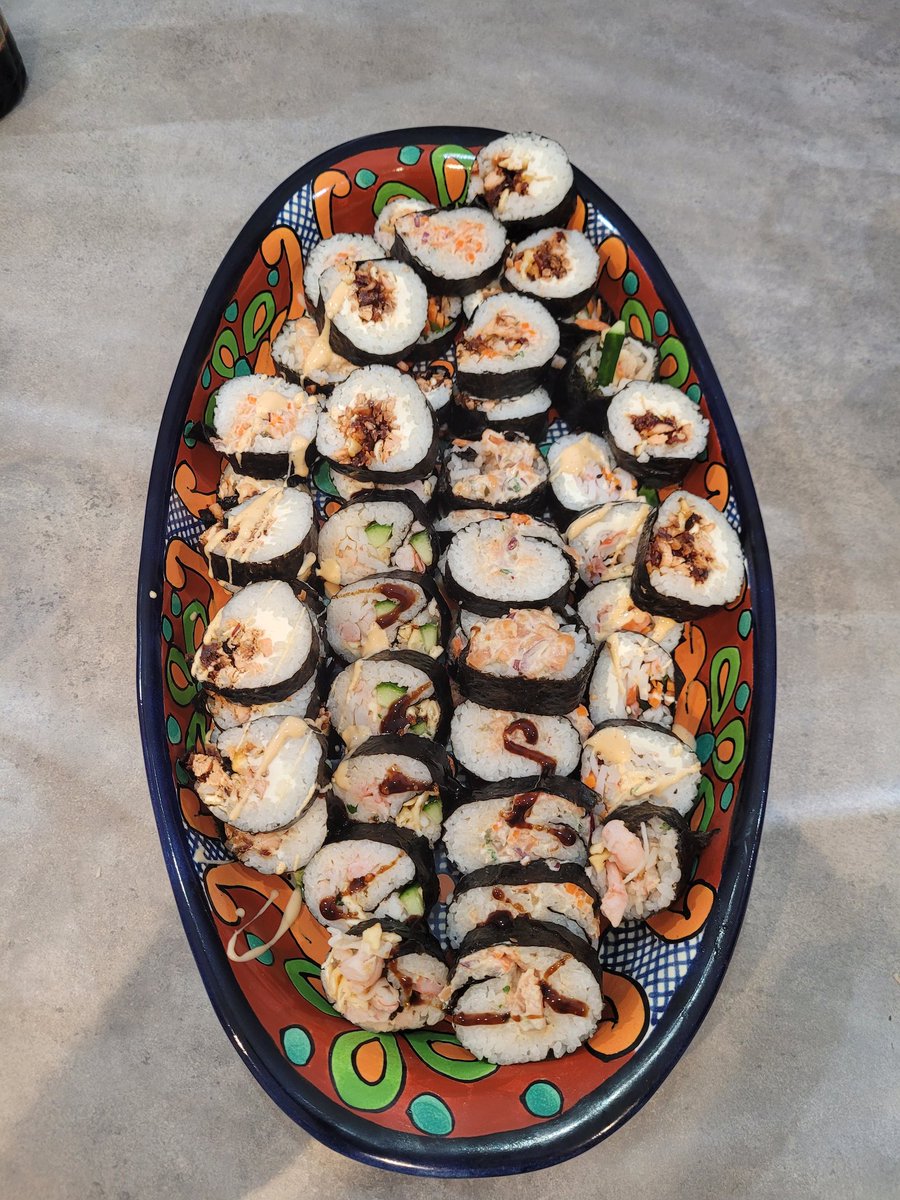 Ericbid's tweet image. Sushi time