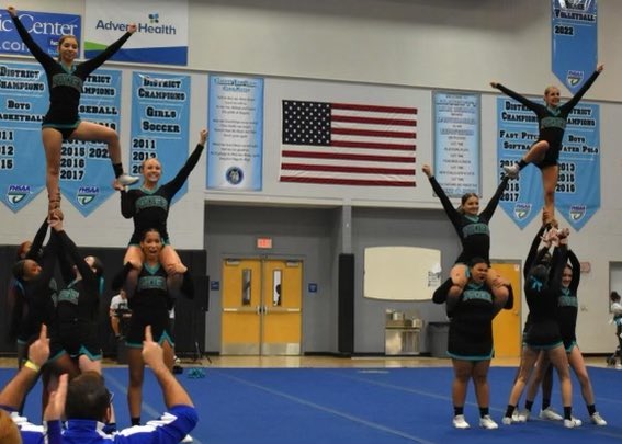 PineRidge_Cheer's tweet photo. Taking home 3rd 🥉 Place in a very competitive division at the Husky Cheer Challenge! Next up, Regionals!! Let’s do this Panthers!!!! @PineRidgeHS @PineRidgeSports @DGregoryVCS https://t.co/OsvmlMzJTN