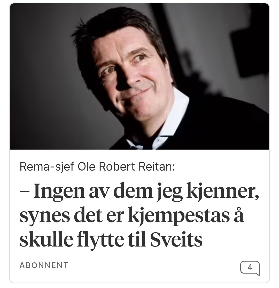torsteingya's tweet photo. Når du har klart å lure en av Norges største aviser til å publisere en artikkel om hvor fælt det er å flytte til Sveits fordi du ikke vil betale for samfunnsgodene du har blitt rik på. https://t.co/jMPglzohYj