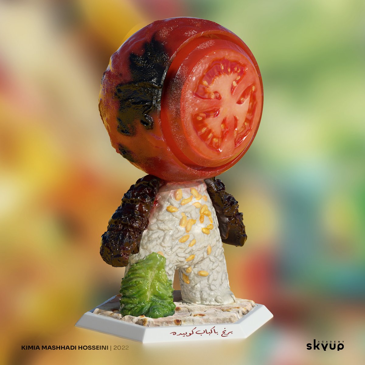 Substance3D's tweet photo. "RISO IRANIANO &amp; KEBAB KOOBIDEH" by Kimia Mashhadi - https://t.co/syG61Ncz5k
Textured with #Substance3DPainter 

#Digital3D #GameArt #textureartist #textureart #materialart #materialartist #MadeWithSubstance https://t.co/7WF6z3viNS