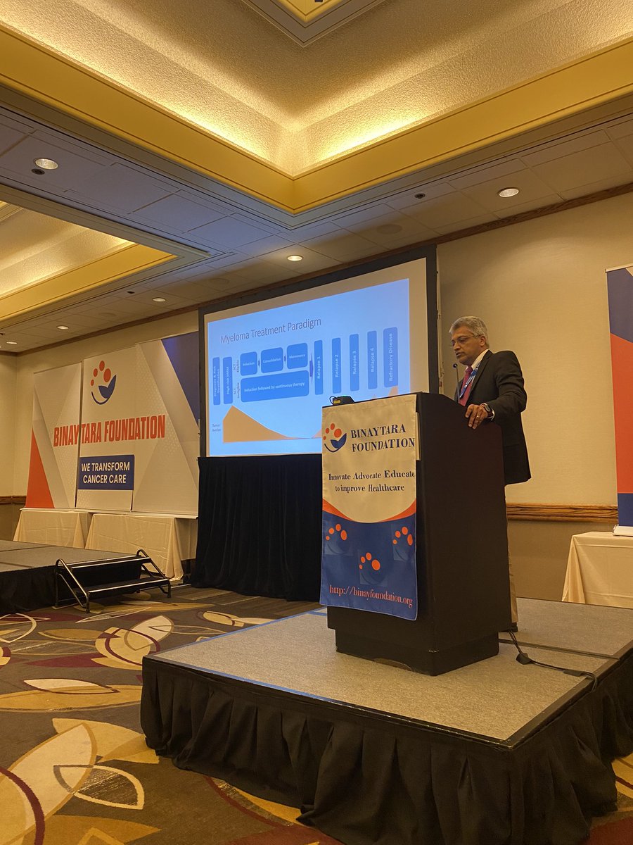 binaytara's tweet photo. Exciting to hear from Dr. Shaji Kumar @myelomaMD during the last session of the BTF ASH Annual Meeting Review! @MayoClinic #BTFASH23 #Session5 #JanuaryEvents #2023Events #CME https://t.co/1LGAfG2473