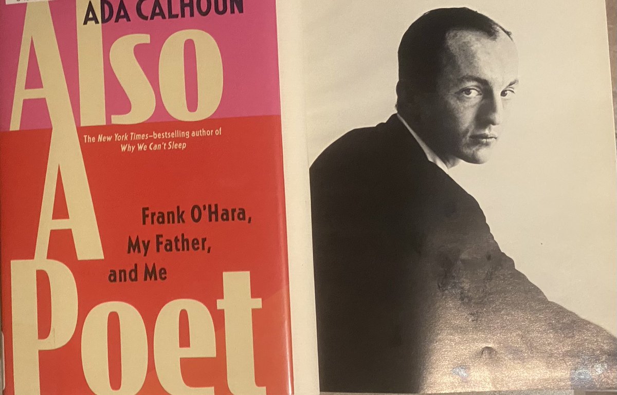 patricklclary's tweet photo. New @adacalhoun book #ALSOAPOET touching infuriating bittersweet grievous emerging out of the cloud of death—drives me back to this old “Collected” for the flavor of O’Hara himself as she must have intended. A gorgeously meandering read together… https://t.co/xjitDRYon9