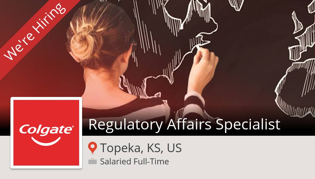 Foxinlocks's tweet photo. Regulatory #Affairs #Specialist needed in #TopekaKSUS at #ColgatePalmoliveCareers. Apply now! #job https://t.co/smV1jaonvZ #buildAfuture #ColgatePeople https://t.co/XUYQMiRcuE