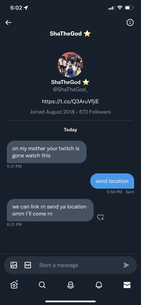 xMattdaGreat's tweet image. Ngl @ShaTheGod_ your a grown ass man shit is sad bro but we can link &amp;amp; stuff I’m not really gonna do this talking shit but you are literally a weirdo Fr you gotta fix up this a bag look &amp;amp; I hurd u be view botting too cmon now bro🤦‍♂️