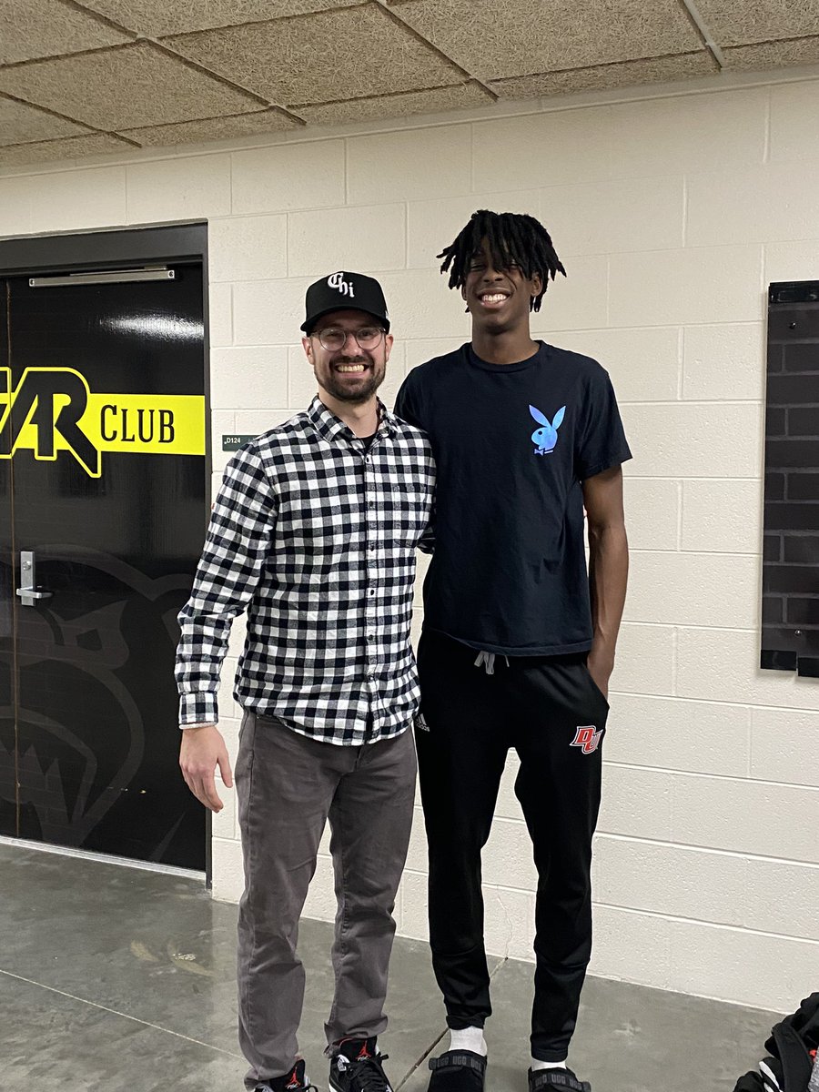 Had the privilege of watching <a href="/Wheeling_Hoops/">Wheeling Basketball</a> alum Jaden Terrell ‘21 play college ball vs. UW-Parkside today. Proud of you, JT! <a href="/jadenterrell7/">Jaden Terrell (JT)</a> #Ubuntu