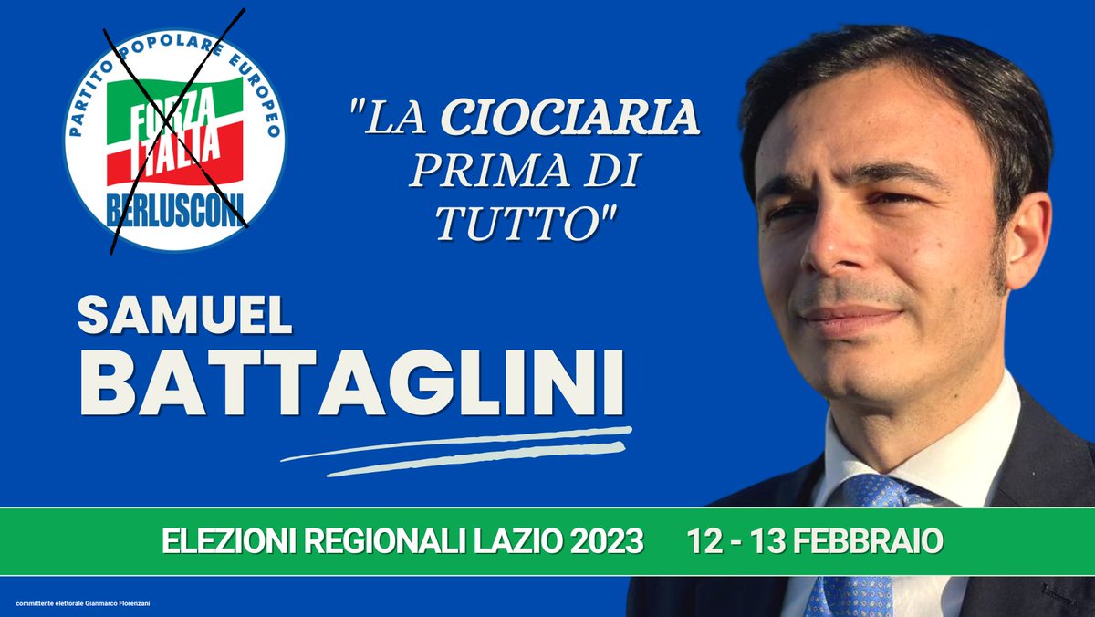 La #CIOCIARIA prima di tutto.
#Elezioniregionali del #Lazio 

#forzaitalia <a href="/forza_italia/">Forza Italia</a> <a href="/gasparripdl/">Maurizio Gasparri</a> #frosinone <a href="/TG24info/">TG24.info</a> <a href="/CiociariaO/">Ciociaria Oggi</a>