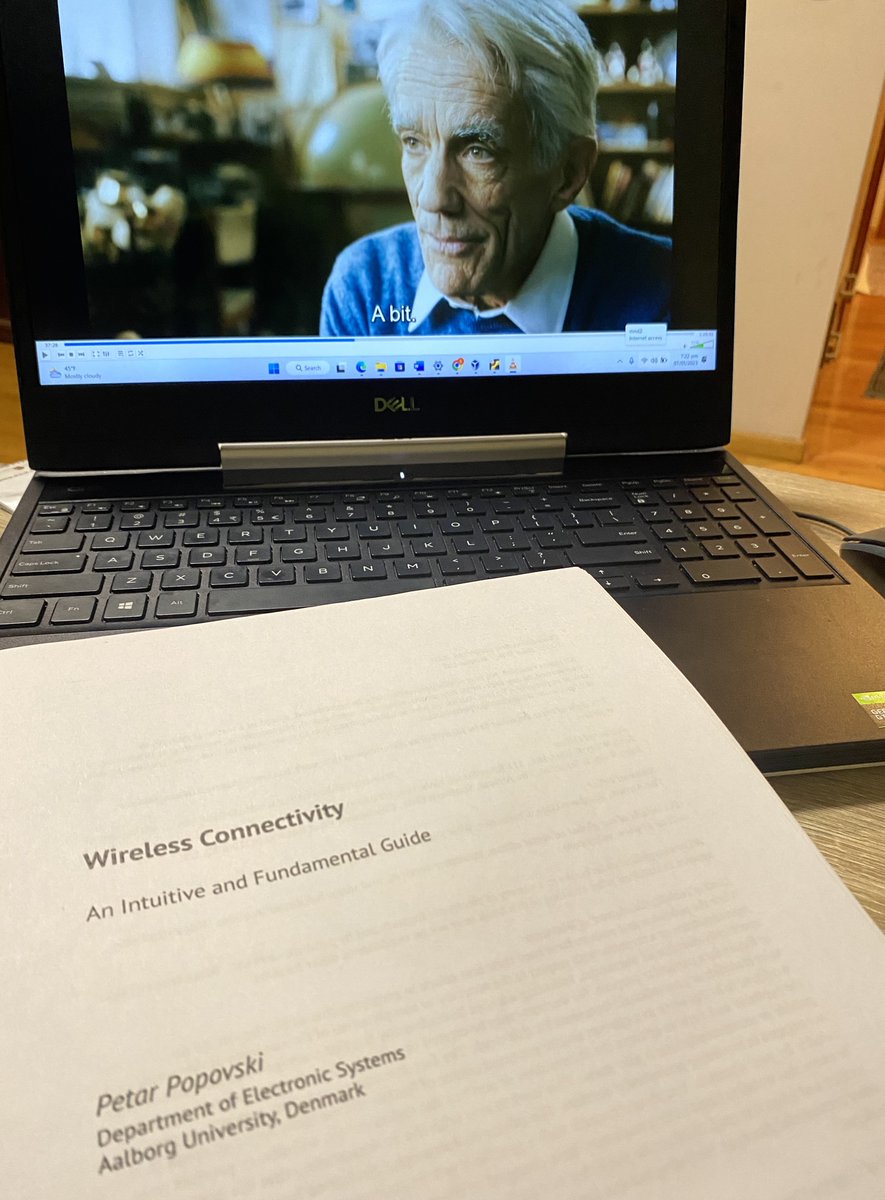 Today, I watched "The Bit Player" documentary, about Claude Shannon the "father of information theory". I've recently started reading the book " Wireless Connectivity An Intuitive and Fundamental Guide" by <a href="/PopovskiPetar/">Petar Popovski</a>. Highly recommended for communication engineering students