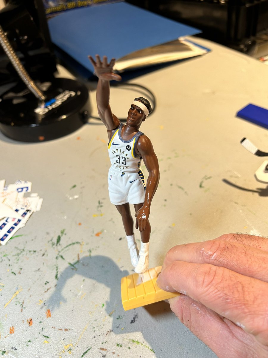MikeBostic72's tweet photo. Shot. Denied. @Original_Turner @Pacers #ClonyCustoms https://t.co/YsFgtUqHUp