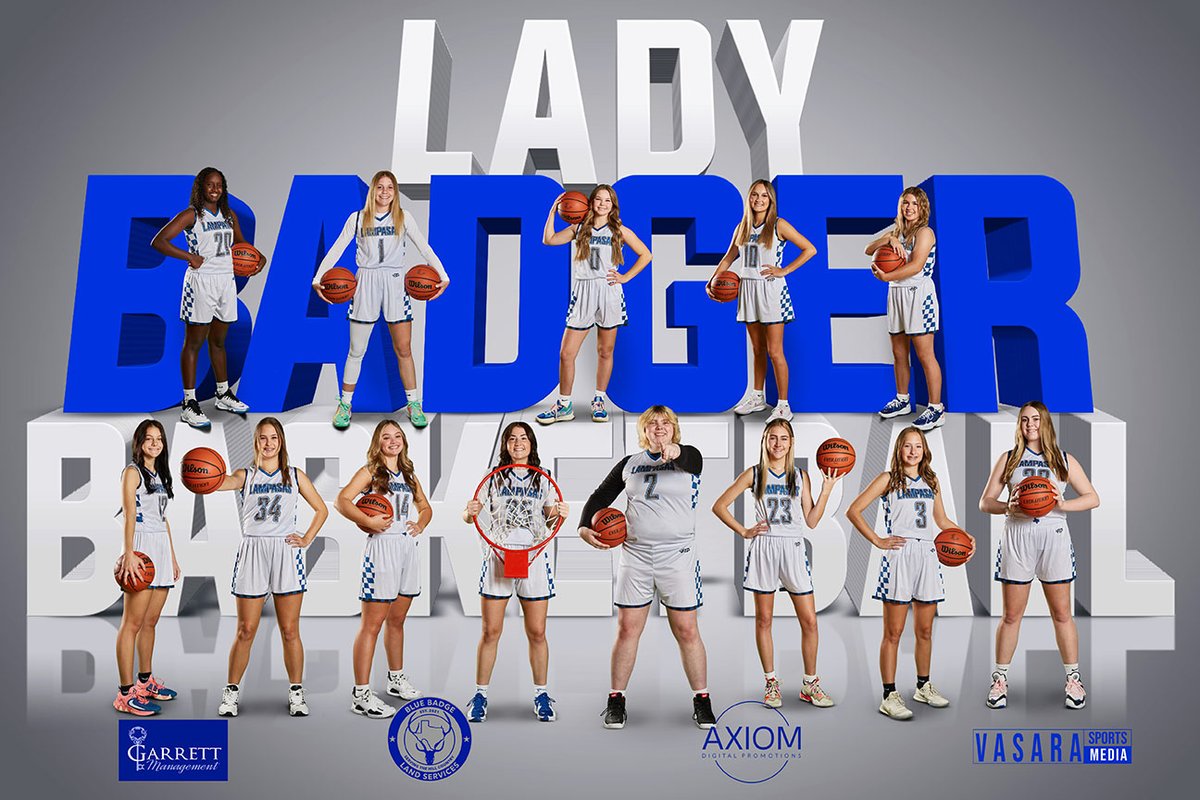 Vasaraphoto's tweet photo. Introducing your 2022-2023 Lady Badger Team!!!
#ONE #on10 #slay #Lampasasproud https://t.co/pj5hiI39ND