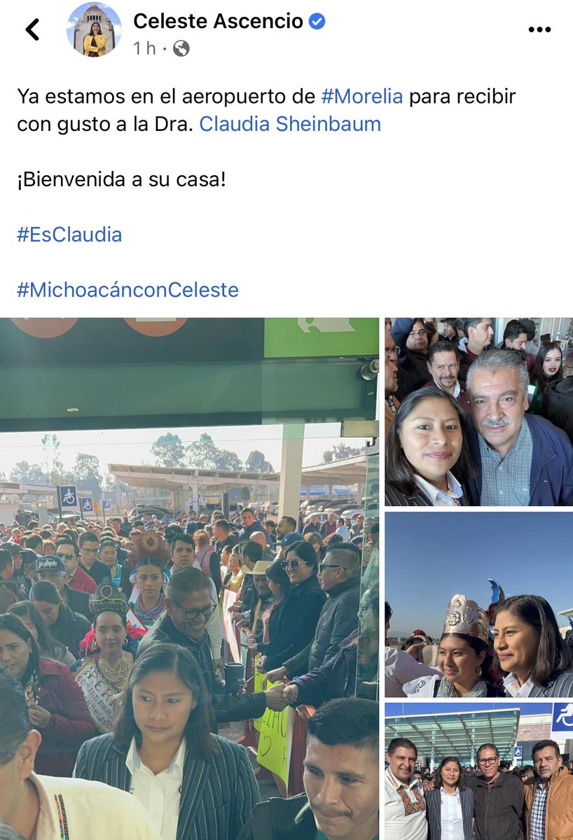 unimemex's tweet photo. @lopezobrador_ Pues a la pobre de @Claudiashein le arruinaron su gira a Michoacan https://t.co/YukNhhZ7Gn
