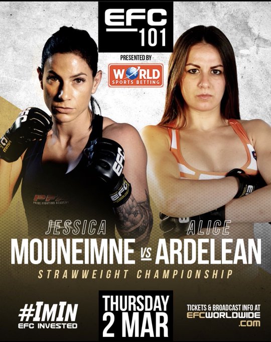 It's official?? - Strawweight EFC Championship pending... 2nd march, South Africa. 
So so happy.  Busy