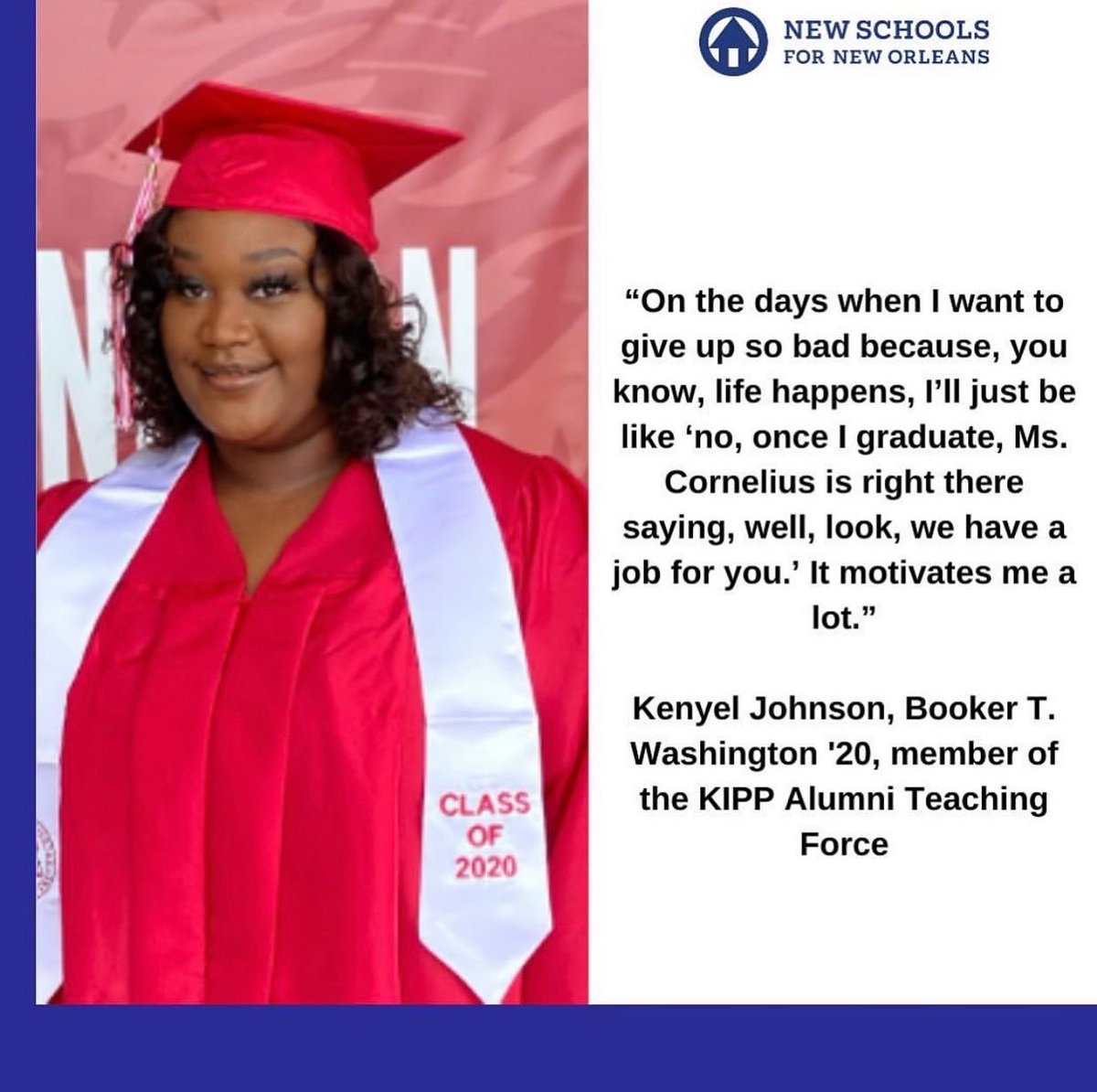 KIPPNO's tweet photo. Our #ATF are doing amazing things for the next generation of youth. Check out #BTW alums Kierra Daniels and Kenyel Johnson that are looking forward to becoming future educators in New Orleans. We are so proud of these young ladies.
#KIPPNewOrleansSchools #NOLATeachers https://t.co/MaXh76WGo3