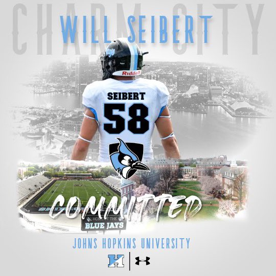 Will Seibert (@seibert_will) on Twitter photo After careful thought and consideration, I am honored to announce my commitment to furthering my academic and athletic career at Johns Hopkins University! I want to give a special thanks to my family, friends, coaches, and all who have supported me on this journey! <a href="/JHU_Football/">Johns Hopkins Football</a> After careful thought and consideration, I am honored to announce my commitment to furthering my academic and athletic career at Johns Hopkins University! I want to give a special thanks to my family, friends, coaches, and all who have supported me on this journey! <a href="/JHU_Football/">Johns Hopkins Football</a>