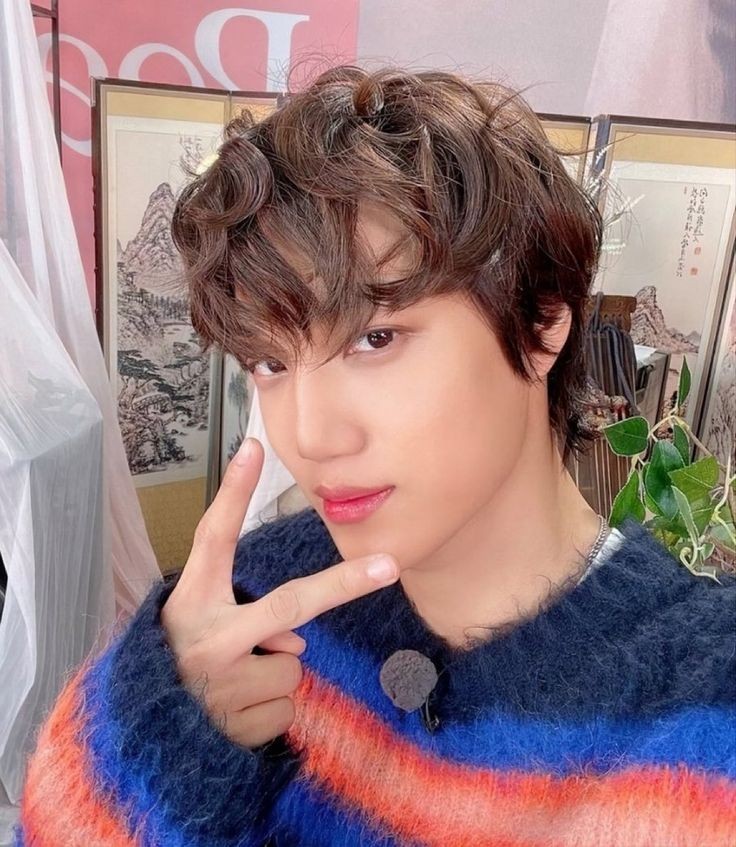 Kıvırcık ve mutlu.