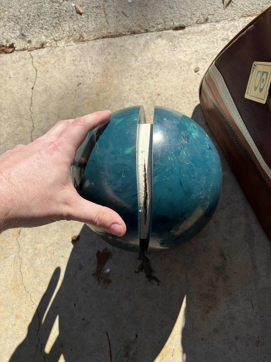 Paul on Twitter "Ever wondered what the inside of a bowling ball looks