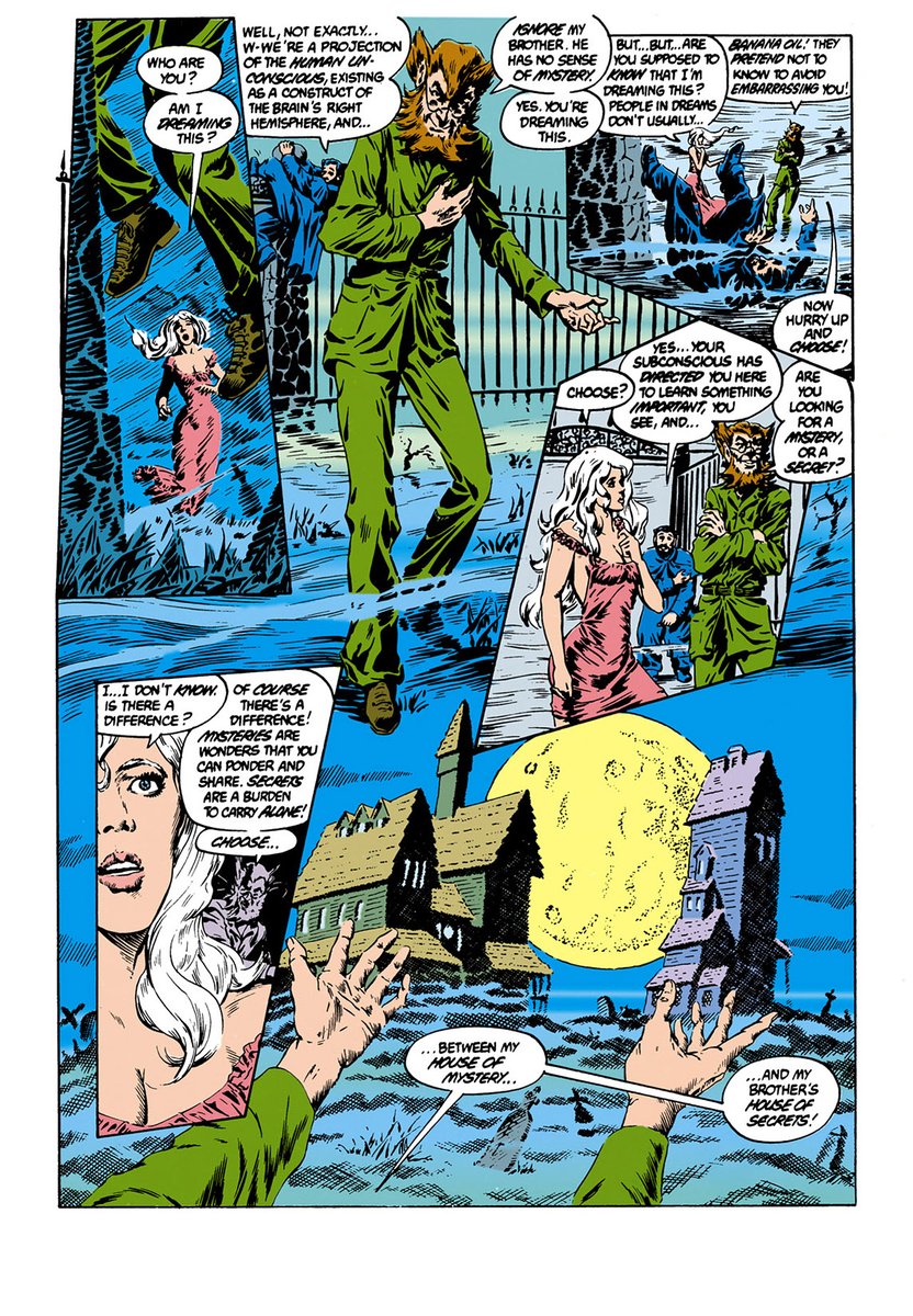 manuelabennet's tweet photo. Elige, secreto o misterio.
Ron Randall, The Saga of Swamp Thing #33, 1985.
#RonRandall #SwampThing #Cain #Abel #Abby #HouseofMystery #TheHouseofSecrets https://t.co/sDSM2sfb9s