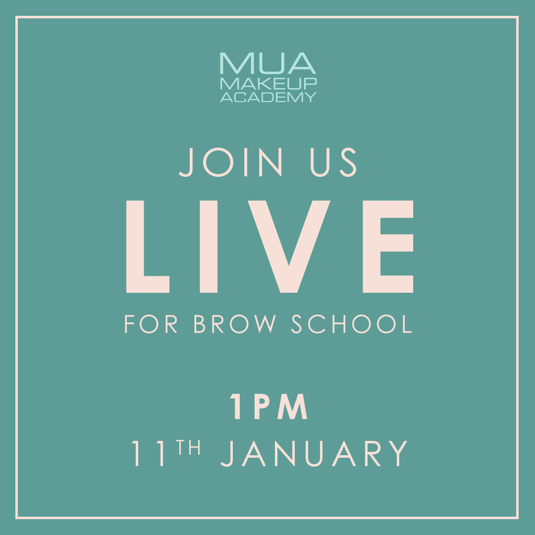 BROW SCHOOL ✍🏼 join us live on Monday 11th for a in depth tutorial on how to get perfect brows with our MUA brow define products ✨ #muacosmetics