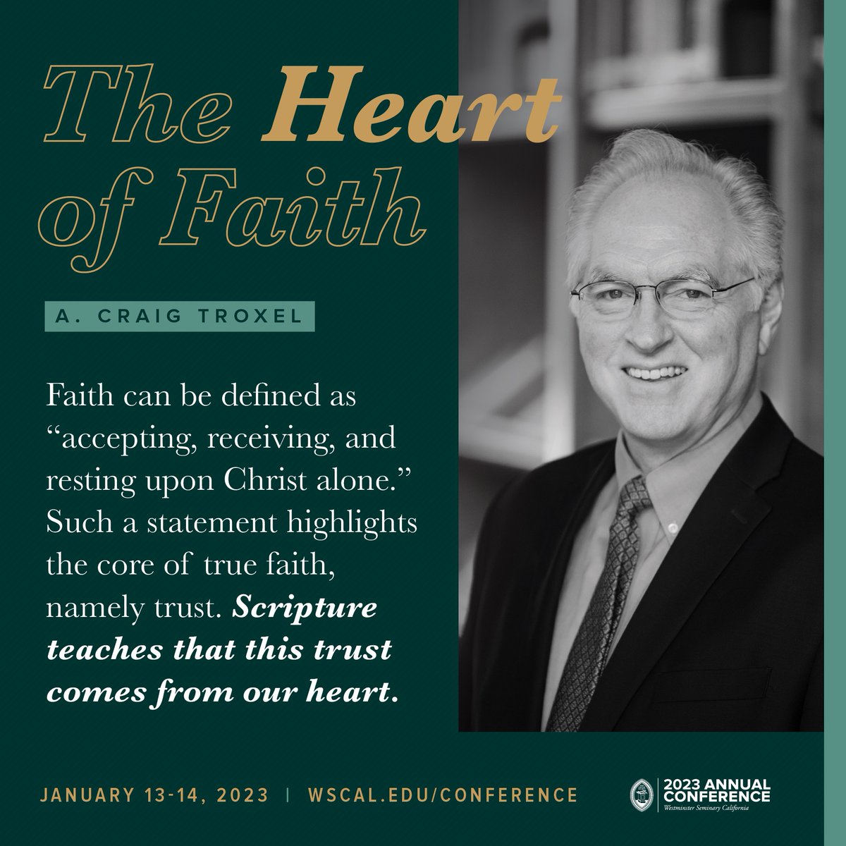wscal's tweet photo. We're a week away from the 2023 Annual Conference! It's not too late to join us in person––register here or learn more about the schedule and speakers: https://t.co/PPPLKkBKB2 #WSCConf #reformedtheology https://t.co/nWAJ6IZQpq