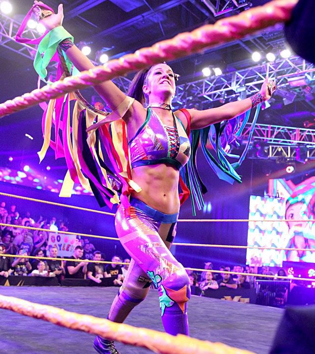 itsBayleyWWE's tweet photo. Today marks 10 years that I’ve officially been a part of @WWE. 

A DECADE

Grateful. Proud. Not Done 🫀
Thank you. https://t.co/WnM8QZ1HS9