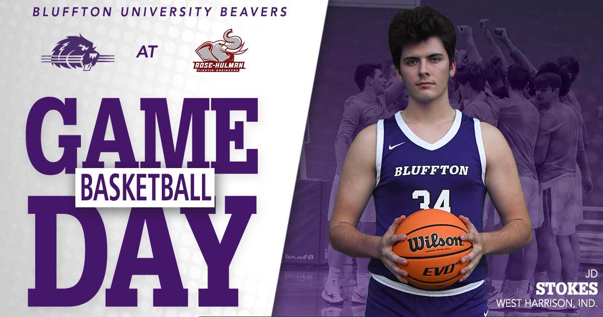 BlufftonUMbk's tweet photo. GAME DAY!! On the Road @Rose-Hulman featuring our freshman @JDStokes12 https://t.co/dCv7BzR4SW