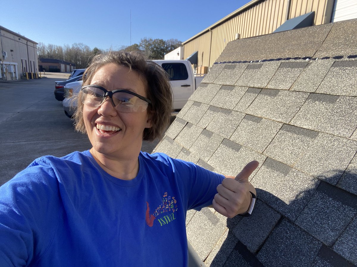 Learned how to roof at work this week. We created a weatherization training prop for venting to daylight. Practical education at its best!