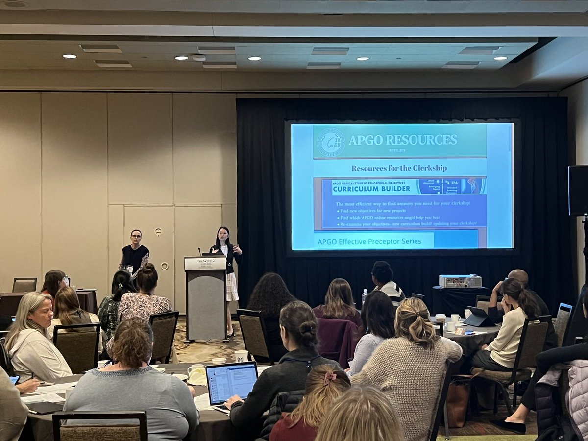 cmmorosky's tweet photo. More great #MedEd GOLD at today’s #APGOCDSchool Hot topics so far today: #Grading @apgonews #Resources #ClinicalLearningEnvironment Outstanding presentations! @croyce62 @UFDOC @JillMSutton2000 https://t.co/7g45hl6vLz