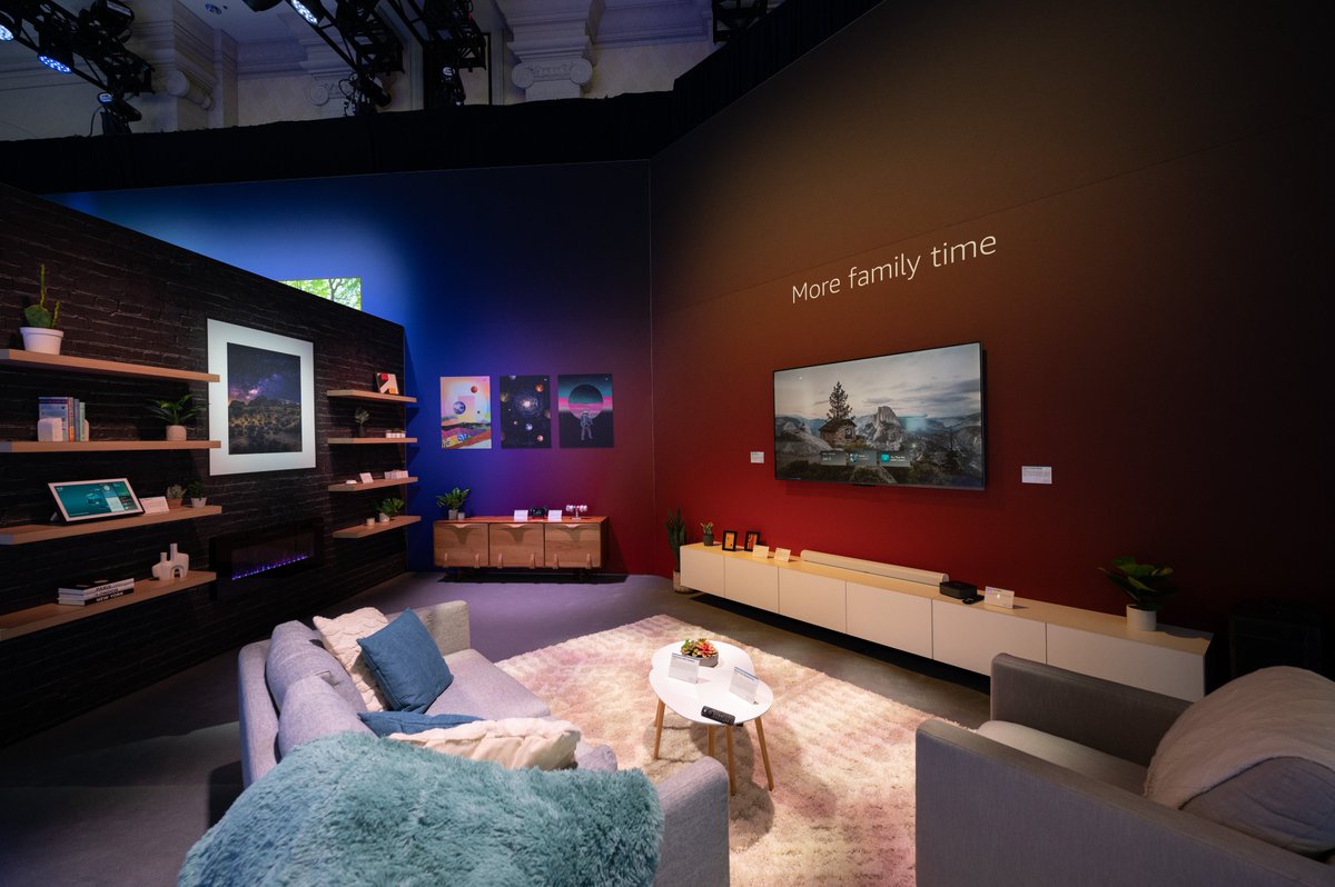 alexadevs's tweet photo. 📺More family time means more people time and less screen time. Devices like the @amazonfiretv Omni Series and @Sonos Arc, featuring @Dolby Atmos, give you the ability to focus on what really matters.
#Morefamilytime #Morepossibilities #AmazonCES https://t.co/nNccd1cTGH