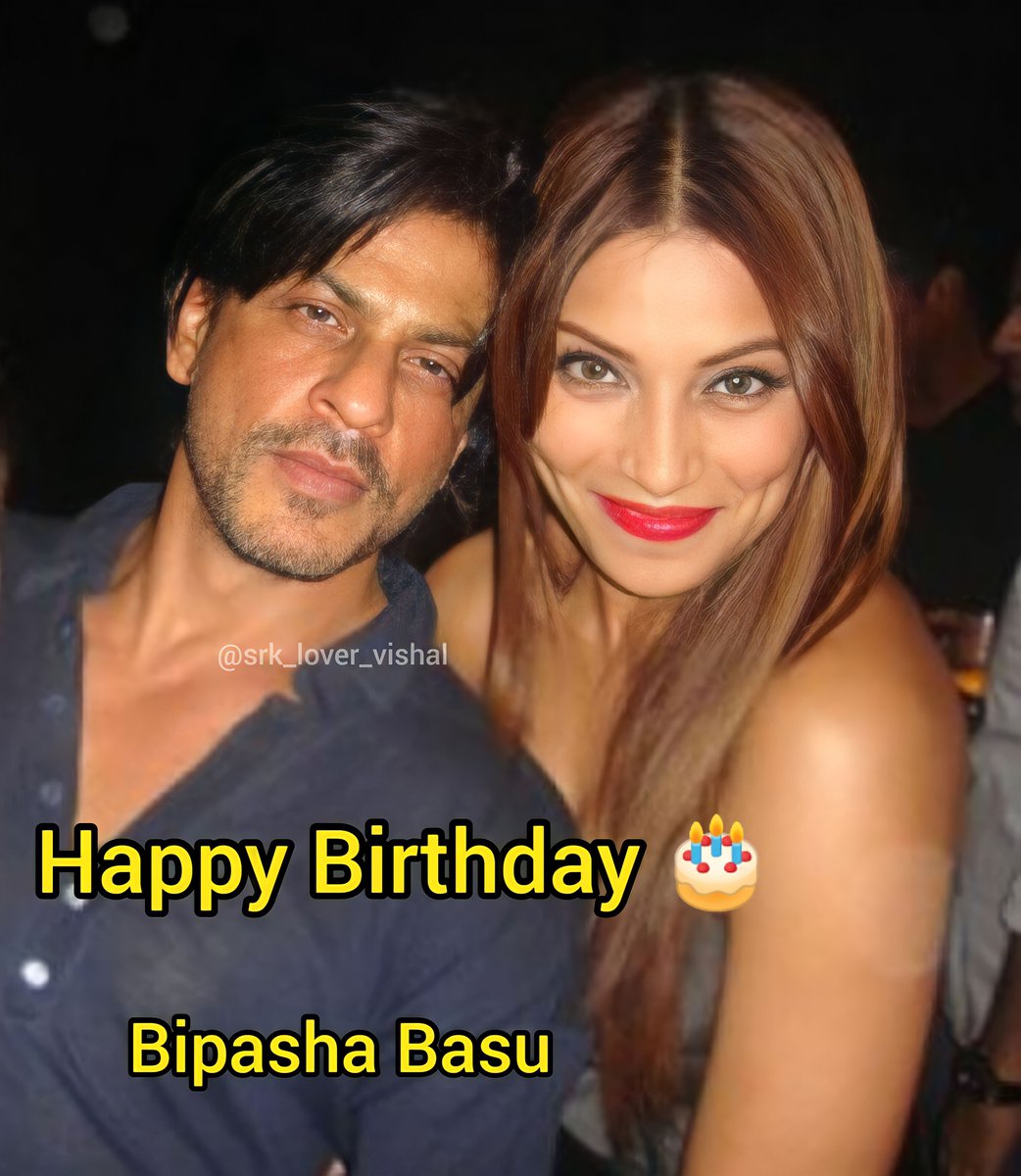 Happy Birthday most hot & gorgeous Actress @bipsluvurself mam...🎂❤️

@iamsrk 🎂 @bipsluvurself

#happybirthdaybipashabasu #BipashaBasuBirthday #BipashaBasu #ShahRukhKhan    #Bollywood  #actress #bday #Birthday  #HappyBirthday #srklovervishal