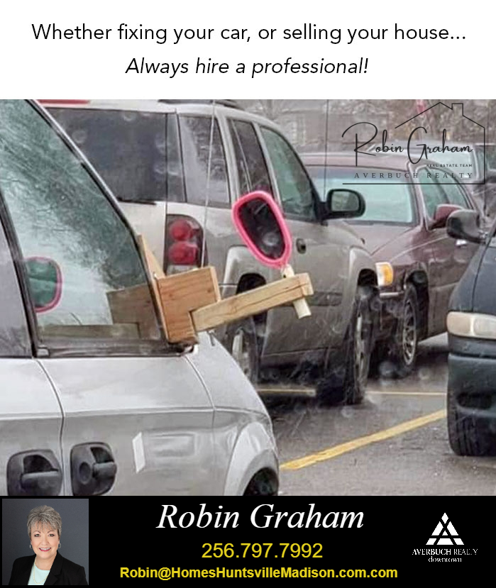 RobinSellsHsv's tweet photo. Call me &amp; lets talk, before you, umm... DIY? Whether you're buying or selling, I'm your girl!

#RobinSellsHsv
#AverbuchRealty https://t.co/wHbwBWiAE8