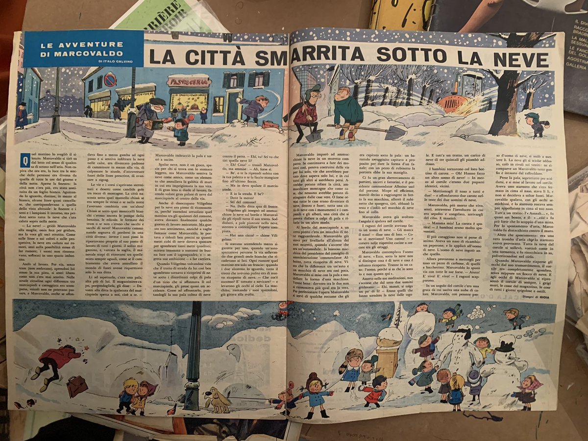 Sono stato alla <a href="/kasa_dei_libri/">Kasa dei Libri</a> mentre allestivano la mostra su Italo Calvino che apre il 18 gennaio. E per chi vuole, domani su <a href="/ilgiornale/">ilGiornale</a> mio pezzo sulla mostra. Ci sono tutte le prime edizioni, i numeri delle riviste su cui apparvero suoi racconti, libri d’artista, manuali…