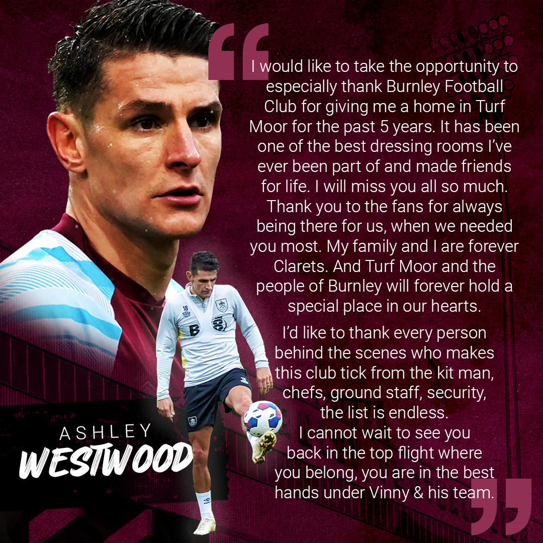 Thanks for everything ️ Burnley FC burnleyofficial