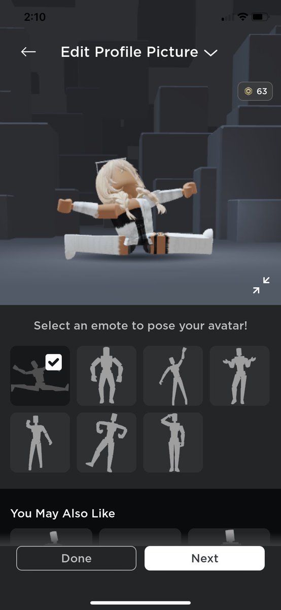 LxtteAlora's tweet image. Me when I spend 110 robux just for the emote on Roblox in my pfp #roblox #robloxemote #robloxemotes