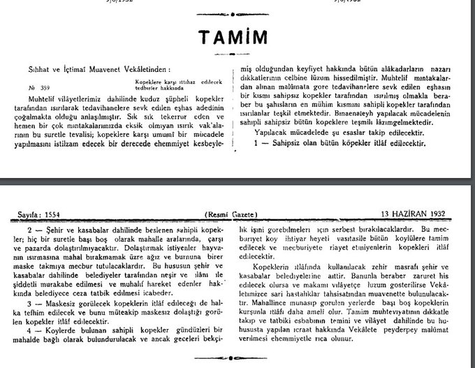 metinsili's tweet photo. @5199uyasat Başıboş köpek sorununu çözmede Atatürk'ün uyguladığı yöntem uyutma da değil itlaf idi. Hz. Muhammet de Medine'deki tüm başıboş köpekleri itlaf ettirmişti. Şimdi siz Hem Atatürk'ün, hem de Hz. Muhammed'in uygulamasına insanlık dışı mı diyorsunuz? https://t.co/LnMYeRTgn8