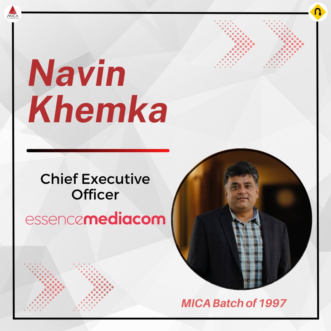 We are extremely delighted to announce that Navin Khemka, MICA Batch of 1997 has been appointed as the CEO EssenceMediacom South Asia.
We wish him the very best for his future endeavors!

#micaalumni #micanedge #alwaysahead