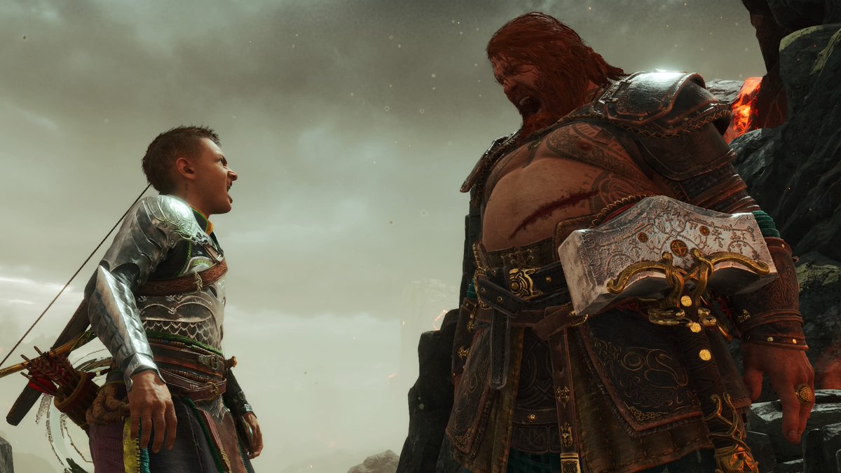 Cassiof13's tweet photo. #Atreus #GodofWarRagnarok #Thor #Fotogamer #Photogamer #JogadaDaSemanaPlaystation #Kratos #PS4share https://t.co/rr5GNlmOxs
