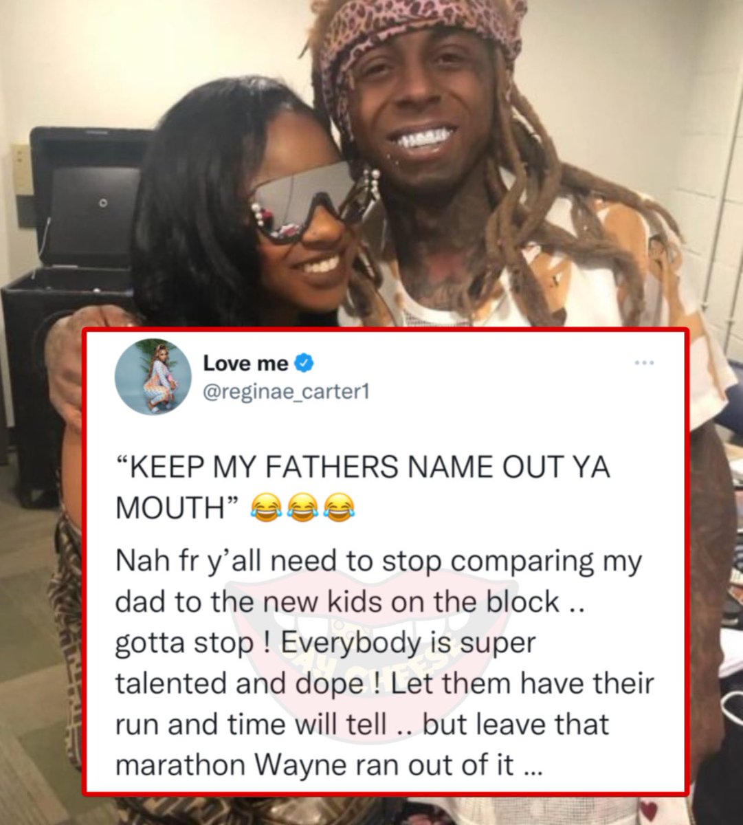 SAY CHEESE! 👄🧀 on Twitter "Reginae Carter wants people to stop