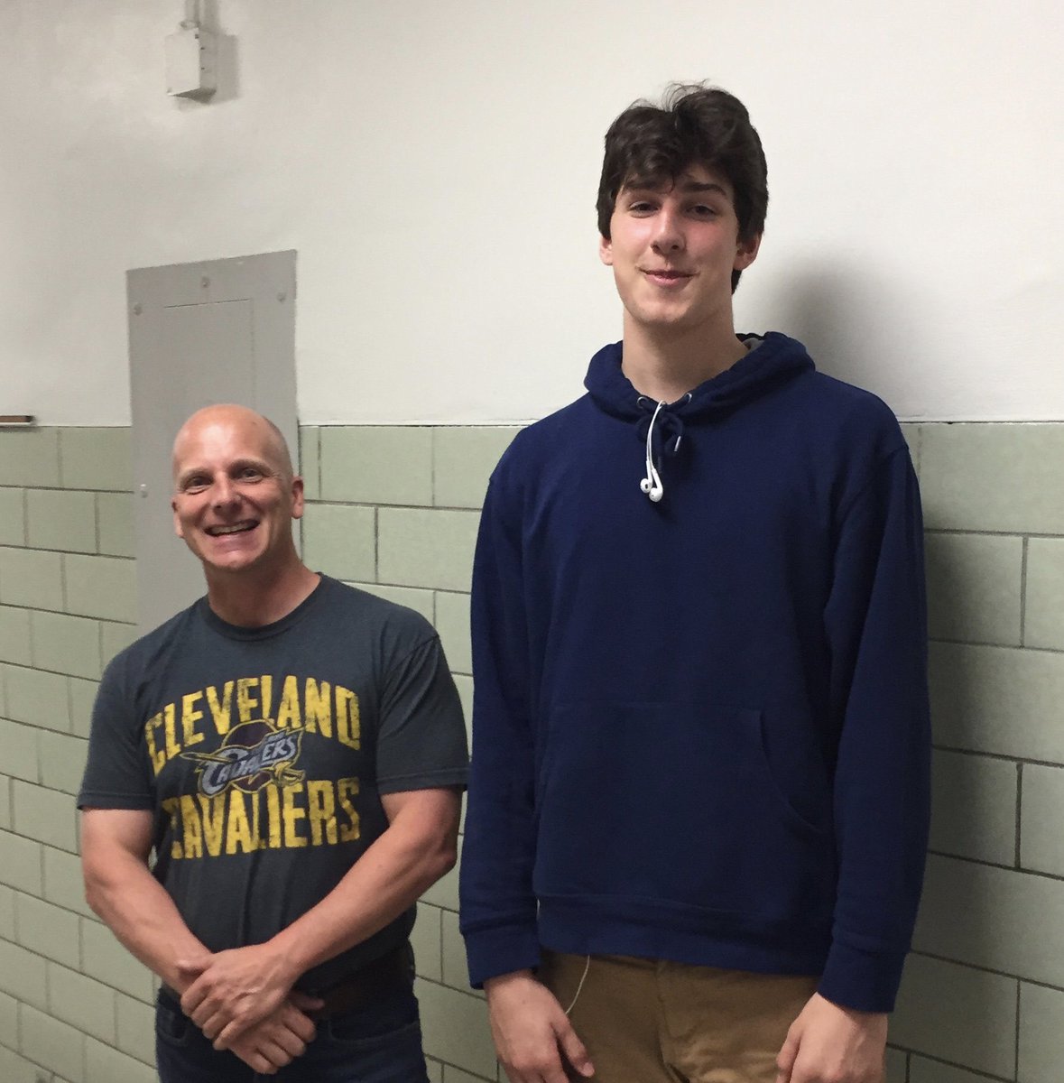 Great to see a former student playing in the 2023 All American Bowl game today. <a href="/brenanvernon/">Brenan Vernon</a> was only in 7th grade in this picture.  Good luck today &amp; next year at Notre Dame.