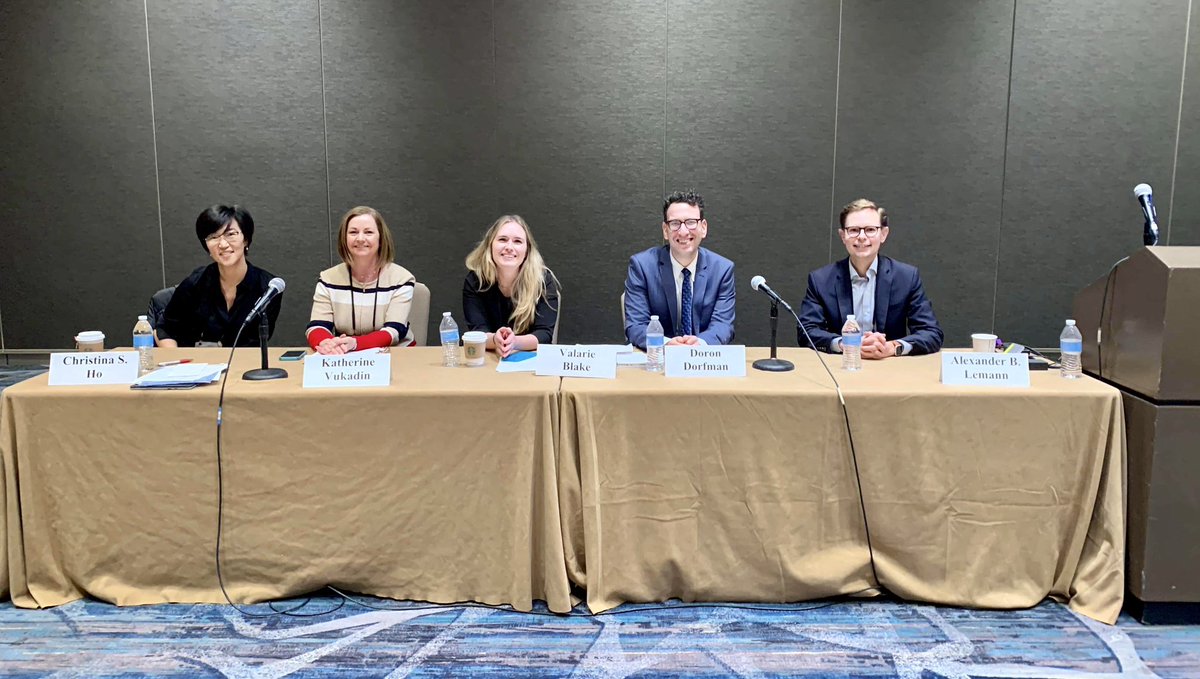 What a pleasure it was to talk about insurance discrimination w/r/t the use of preventive medicine at @TheAALS panel on Insurance Law & Social Justice (by the Insurance Law Section) alongside @valblakewvulaw @christina_s_ho @kvukadin & @AlexLemann! #AALS2023 photo cred @AsafLubin