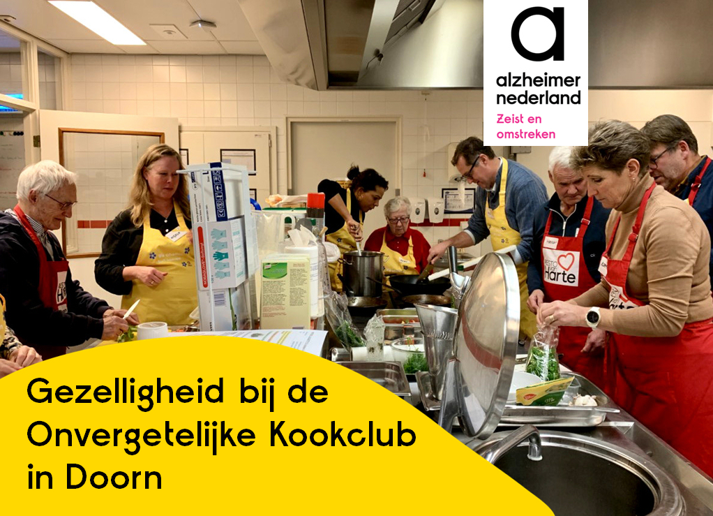 Hele geslaagde kooksessie, alweer de derde Onvergetelijke Kookclub in Doorn! Het was smullen! lnkd.in/exm-4xQS <a href="/alzheimernl/">Alzheimer Nederland</a> 
<a href="/SamenDV/">Samen dementievriendelijk</a> <a href="/gem_heuvelrug/">Utrechtse Heuvelrug</a> #inclusievesamenleving #dementie #1opde5mensen